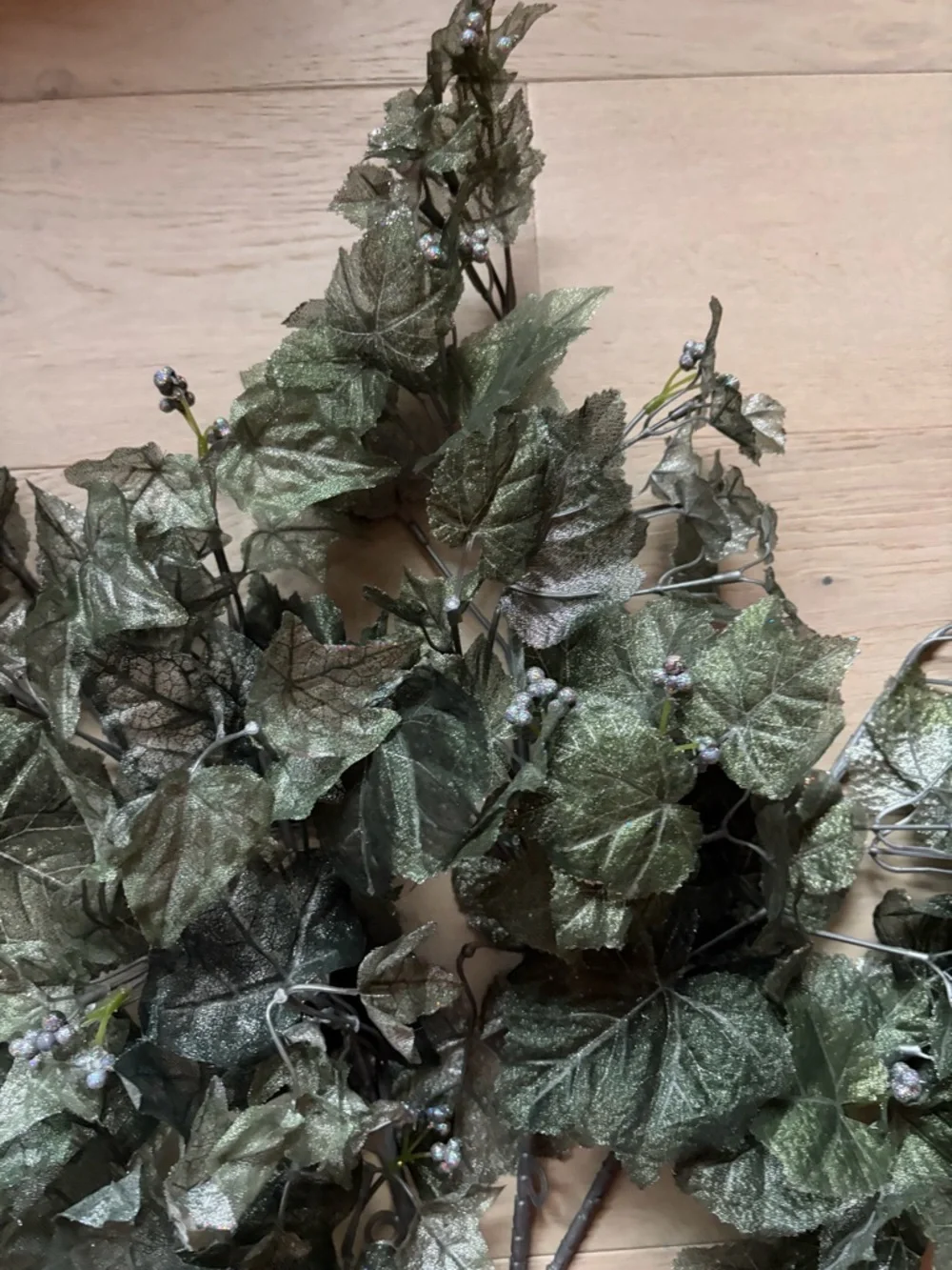 Artificial Ivy Garland Spray - Green Faux Leaves